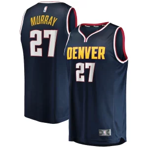 Impressive Jamal Murray Denver Nuggets 2019/20 Fast Break Replica Player Jersey Icon Edition Navy