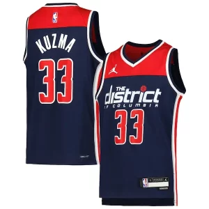 Impressive Kyle Kuzma Washington Wizards Jordan Brand Youth Swingman Jersey Statement Edition Navy