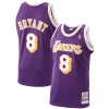 Impressive Men's Los Angeles Lakers Kobe Bryant Purple 1996/97 Hardwood Classics Authentic Jersey/Gold/Royal