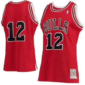 Impressive Michael Jordan Chicago Bulls 1989/90 Hardwood Classics Authentic Jersey Red
