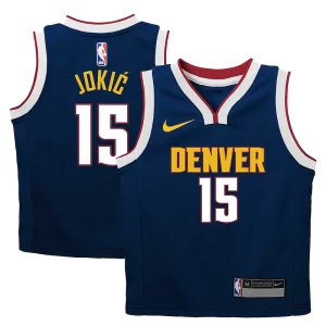 Premium Nikola Jokic Denver Nuggets Nike Preschool Dri FIT Swingman Player Jersey Icon Edition Navy