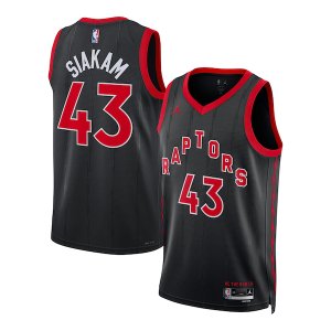 Impressive Pascal Siakam Toronto Raptors Jordan Brand Unisex Swingman Jersey Statement Edition Black