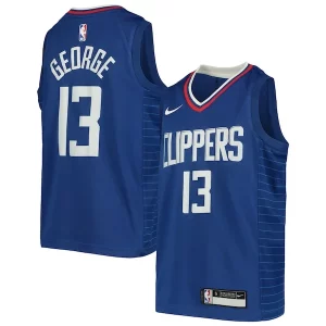 Impressive Paul George LA Clippers Nike Youth Swingman Jersey Icon Edition Royal