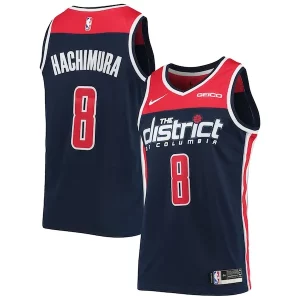 Impressive Rui Hachimura Washington Wizards Nike Swingman Player Jersey Icon Edition Navy