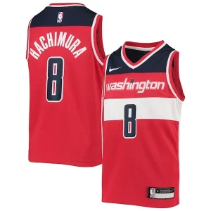 Impressive Rui Hachimura Washington Wizards Nike Youth Team Swingman Jersey Red
