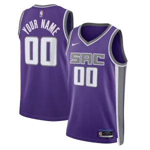 Impressive Sacramento Kings Nike Unisex Swingman Custom Jersey Purple Icon Edition