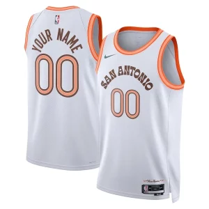 Impressive San Antonio Spurs Nike Unisex 2023/24 Custom Swingman Jersey White City Edition
