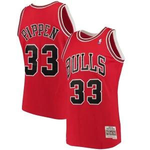 Impressive Scottie Pippen Chicago Bulls 1997/98 Big & Tall Hardwood Classics Swingman Jersey Red