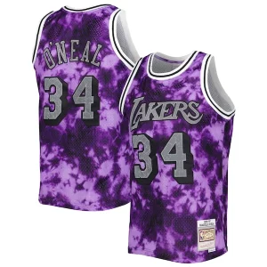 Impressive Shaquille O'Neal Los Angeles Lakers 1996/97 Galaxy Swingman Jersey Purple
