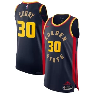 Impressive Stephen Curry Golden State Warriors Nike 2024/25 Authentic Player Jersey City Edition Navy