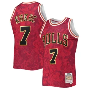 Impressive Toni Kukoc Chicago Bulls Hardwood Classics 1997/98 Lunar New Year Swingman Jersey Red