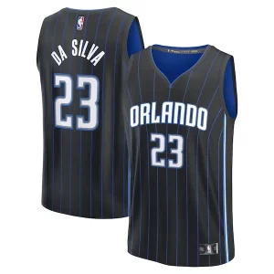 Unique Tristan da Silva Orlando Magic Youth 2024 NBA Draft Fast Break Player Jersey Icon Edition Black