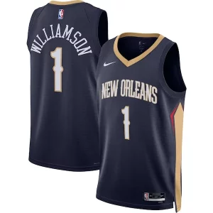 Impressive Zion Williamson New Orleans Pelicans Nike Unisex Swingman Jersey Icon Edition Navy/White