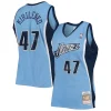 Premium Andrei Kirilenko Utah Jazz 2009/10 Hardwood Classics Swingman Jersey Powder Blue