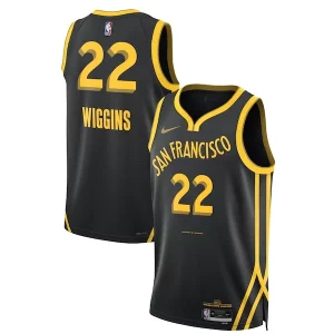 Premium Andrew Wiggins Golden State Warriors Nike Unisex 2023/24 Swingman Jersey Black City Edition