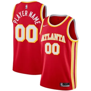 Chic Atlanta Hawks Nike 2020/21 Swingman Custom Jersey Icon Edition Red