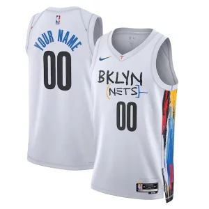 Premium Brooklyn Nets Nike Unisex 2022/23 Swingman Custom Jersey City Edition White