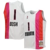 Premium Chris Bosh Miami Heat Youth 2011/12 Hardwood Classics Swingman Jersey White