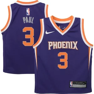 Premium Chris Paul Phoenix Suns Nike Preschool 2021/22 Replica Jersey Icon Edition Purple