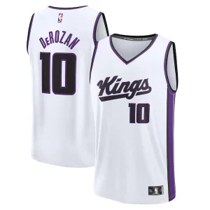 Impressive DeMar DeRozan Sacramento Kings Youth Fast Break Replica Player Jersey Association Edition White