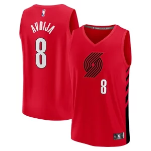 Premium Deni Avdija Portland Trail Blazers Fast Break Player Jersey Statement Edition Red