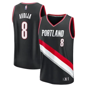 Premium Deni Avdija Portland Trail Blazers Fast Break Replica Player Jersey Icon Edition Black