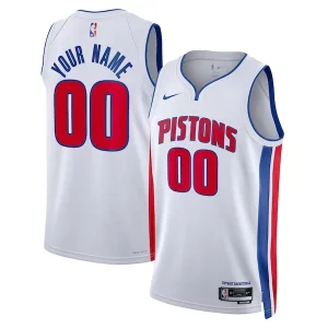 Premium Detroit Pistons Nike Unisex Swingman Custom Jersey White Association Edition