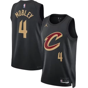 Premium Evan Mobley Cleveland Cavaliers Jordan Brand Unisex Swingman Jersey Statement Edition Black