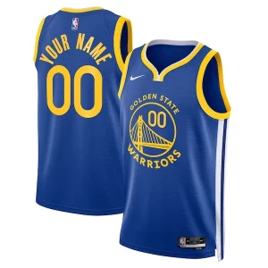 Premium Golden State Warriors Nike Unisex Swingman Custom Jersey Royal Icon Edition