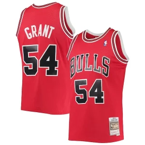 Premium Horace Grant Chicago Bulls 1990/91 Throwback Dark Swingman Jersey Red