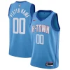 Premium Houston Rockets Nike 2020/21 Swingman Custom Jersey Blue City Edition