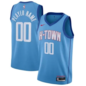 Premium Houston Rockets Nike 2020/21 Swingman Custom Jersey Blue City Edition