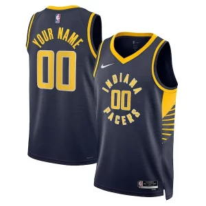 Premium Indiana Pacers Nike Unisex 2022/23 Swingman Custom Jersey Navy Icon Edition