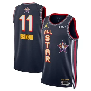 Premium Jalen Brunson Nike Unisex 2025 NBA All Star Game Swingman Player Jersey Navy