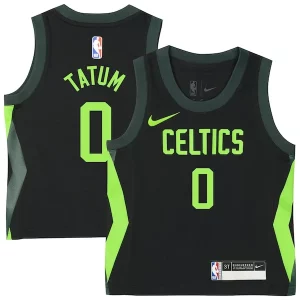 Stunning Jayson Tatum Boston Celtics Nike Toddler 2024/25 Swingman Player Jersey City Edition Black