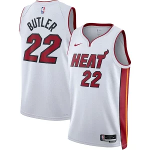 Premium Jimmy Butler Miami Heat Nike Unisex Swingman Jersey Association Edition White