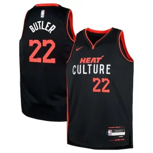 Premium Jimmy Butler Miami Heat Nike Youth Swingman Replica Jersey City Edition Black