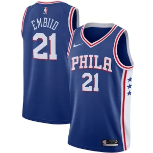 Premium Joel Embiid Philadelphia 76ers Nike 2019/2020 Swingman Jersey Icon Edition Royal