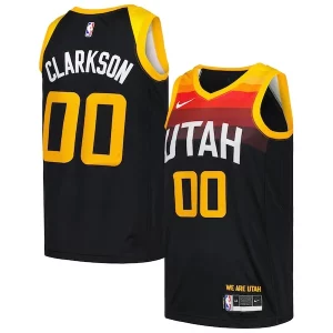 Premium Jordan Clarkson Utah Jazz Nike Swingman Player Jersey City Edition Black