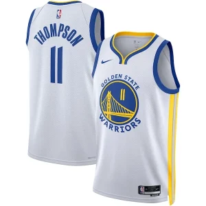 Premium Klay Thompson Golden State Warriors Nike Unisex Swingman Jersey Association Edition White/Royal