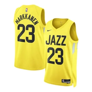 Premium Lauri Markkanen Utah Jazz Nike Unisex Swingman Jersey Icon Edition Gold