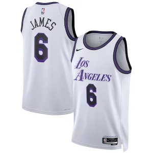 Premium LeBron James Los Angeles Lakers Nike Unisex 2022/23 Swingman Jersey City Edition White