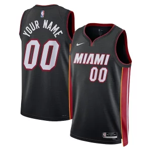 Premium Miami Heat Nike Unisex Swingman Custom Jersey Black Icon Edition