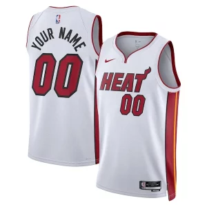 Premium Miami Heat Nike Unisex Swingman Custom Jersey White Association Edition