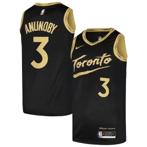 Premium OG Anunoby Toronto Raptors Nike Swingman Player Jersey City Edition Black