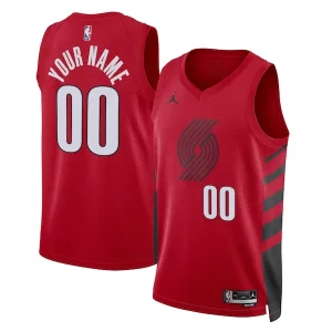 Premium Portland Trail Blazers Jordan Brand Unisex 2022/23 Swingman Custom Jersey Statement Edition Red