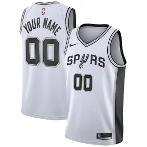 Premium San Antonio Spurs Nike Custom Swingman Jersey White Association Edition