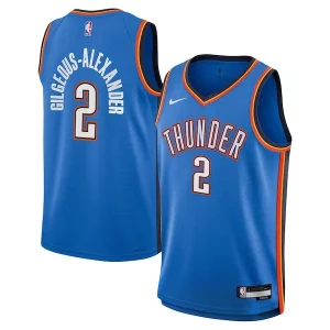 Premium Shai Gilgeous Alexander Oklahoma City Thunder Nike Youth Swingman Jersey Icon Edition Blue