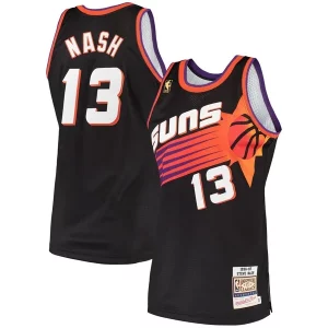 Premium Steve Nash Phoenix Suns 1996/97 Hardwood Classics Authentic Jersey Black