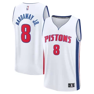 Premium Tim Hardaway Jr. Detroit Pistons Fast Break Replica Player Jersey Association Edition White